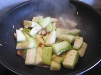 鸡蛋虾米炒丝瓜