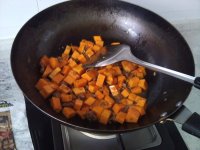南瓜青豆焖饭