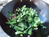 香菇炒油菜