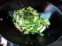 韭菜炒丝瓜