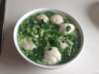 青菜鱼丸汤