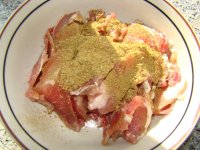 自制烤芝麻孜然羊腿肉