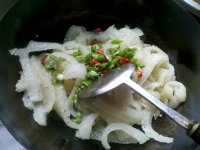 双椒肉片肉皮