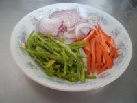 肉丝焖饼