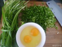 韭菜鸡蛋虾皮水饺