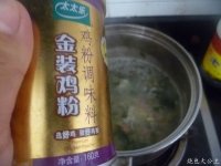 菠菜鹌鹑蛋麦片粥