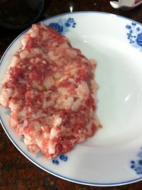 豆角炒肉末