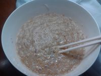 雪虾鸡蛋饼