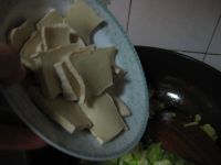 白菜炒豆腐干