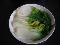 油泼黄心菜