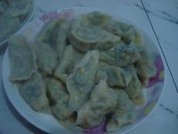 三鲜韭菜肉馅水饺