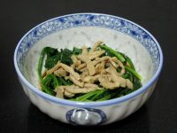 简易菠菜肉丝饺