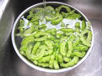 培根蒜头豆豉炒苦瓜