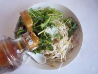 香菜拌绿豆芽