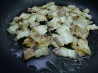 蒜苔炒五花肉