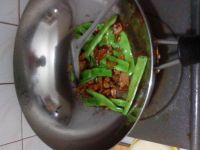 豆角土豆炖肉片