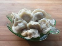 猪肉韭黄馅水饺