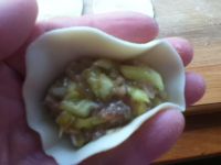 猪肉韭黄馅水饺