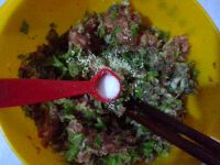 龙豆角平菇馅饺子
