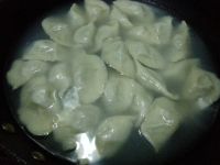 龙豆角平菇馅饺子