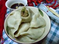 龙豆角平菇馅饺子