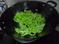 青椒炒火腿