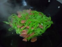 青椒炒火腿