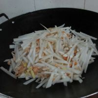虾米炒萝卜