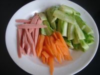 黄瓜炒火腿