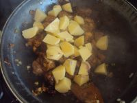 土豆炖鸡肉