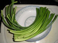 蒜苗炒洋白菜