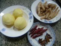 土豆烧凤爪