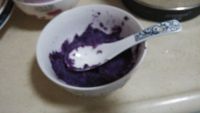 豆馅紫薯糯米球