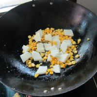 玉米炒白薯