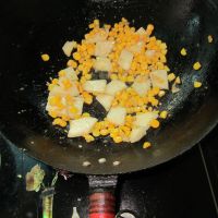 玉米炒白薯