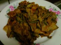 扁豆干萝卜炒粉条