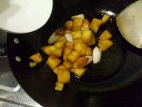 清烧土豆块