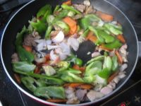 杏鲍菇炒青椒