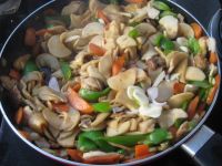杏鲍菇炒青椒