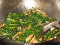 香菜炒肉