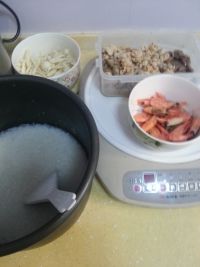 北极虾鸡肉粥