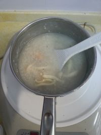 北极虾鸡肉粥