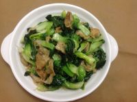 青菜炒面筋