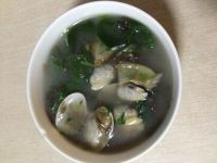 蛤蜊紫菜菠菜汤