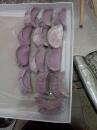 冻紫薯饺