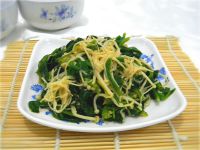 金针菇拌菠菜