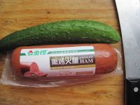 黄瓜火腿凉拌菜