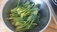 烫面菠菜鸡蛋饼