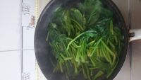 烫面菠菜鸡蛋饼