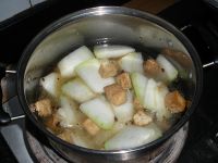 豆泡肉丸冬瓜汤